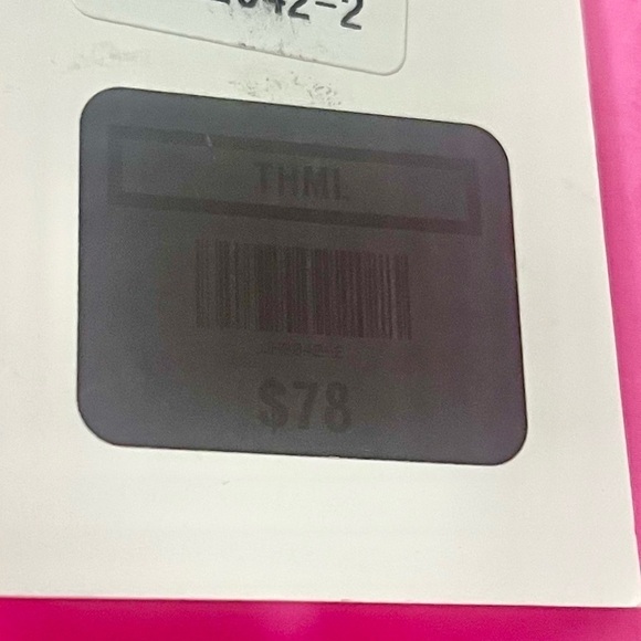 ⚫️ BOGO THML bright pink puffy crop top ladies size small - Picture 3 of 8